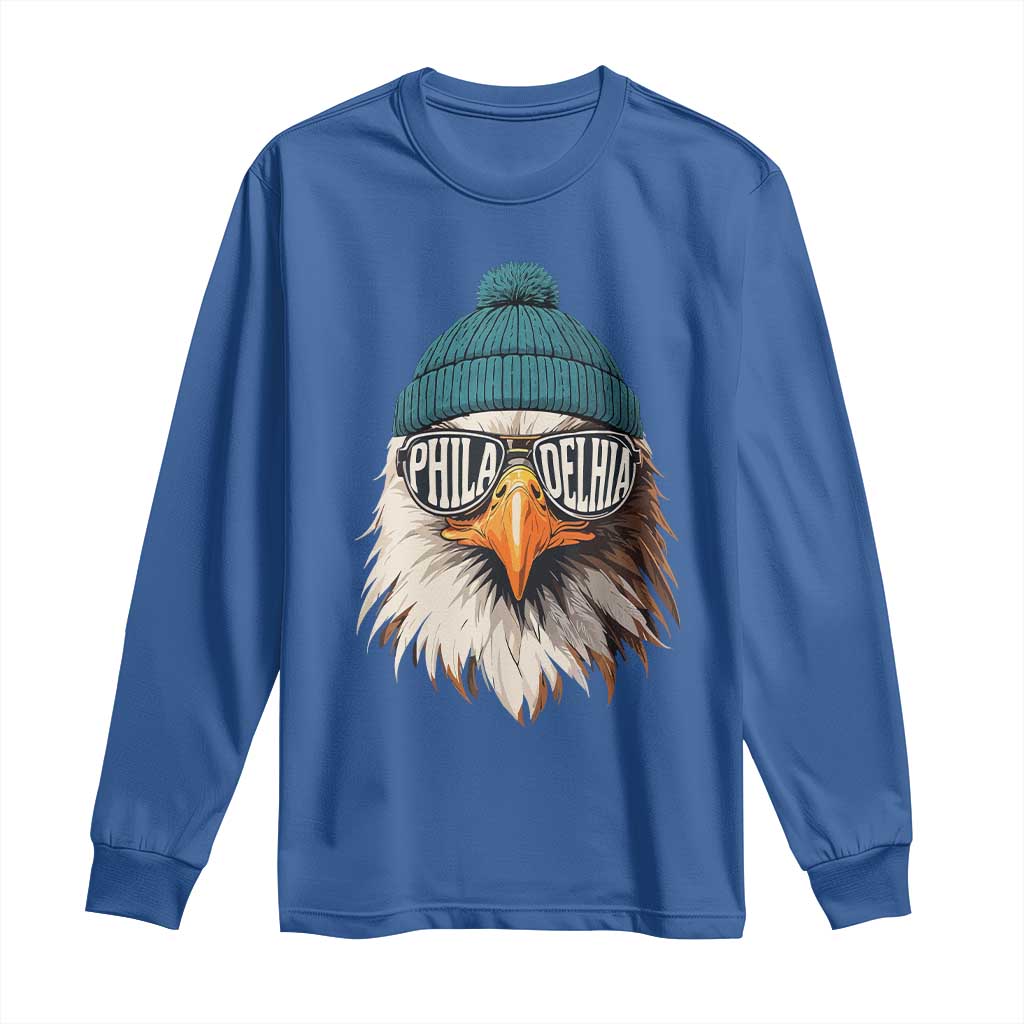 Philadelphia Fan Long Sleeve Shirt Eagles Sport Philly Fan Game Day - Wonder Print Shop