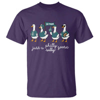 Just A Philly Goose T Shirt Funny Philadelphia Fan Silly Gooses Game Day - Wonder Print Shop