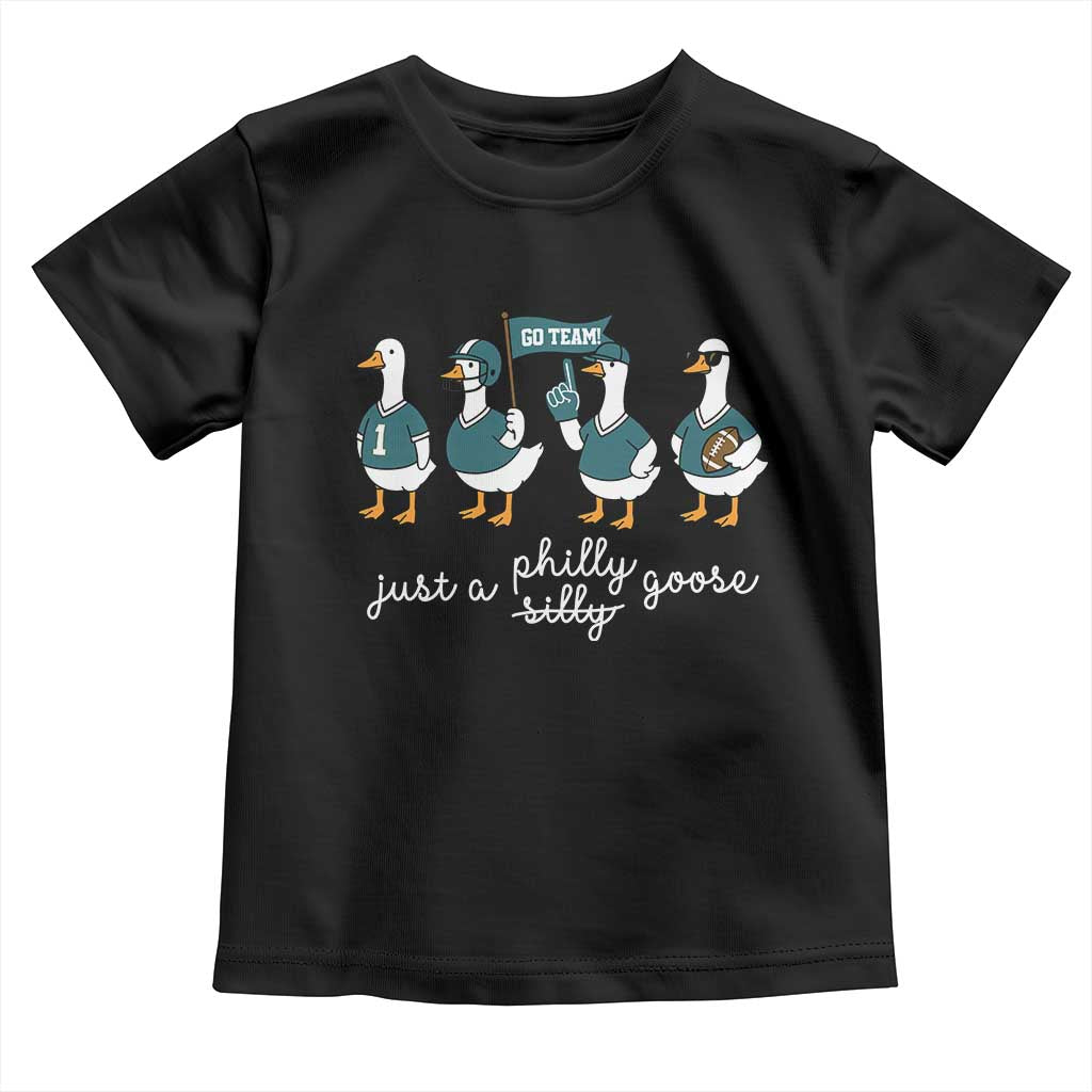 Just A Philly Goose Toddler T Shirt Funny Philadelphia Fan Silly Gooses Game Day - Wonder Print Shop