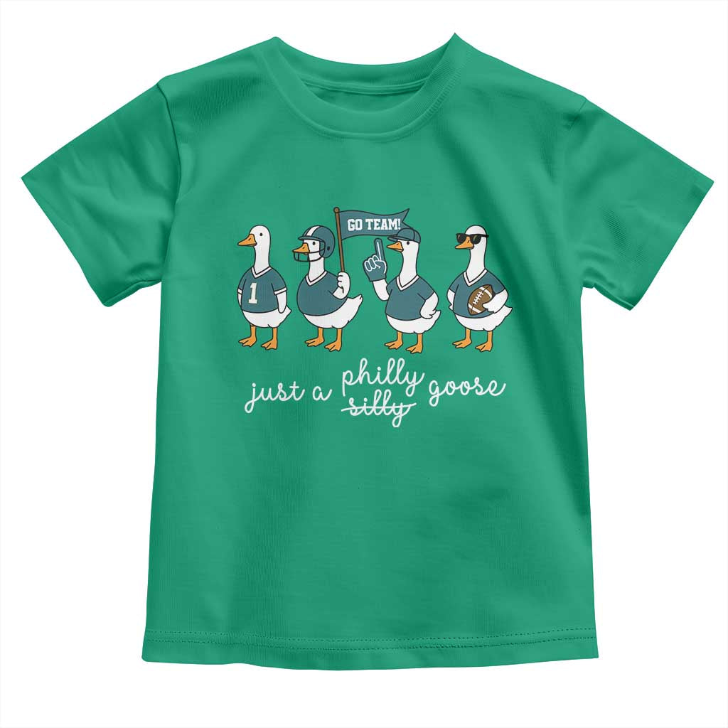 Just A Philly Goose Toddler T Shirt Funny Philadelphia Fan Silly Gooses Game Day - Wonder Print Shop