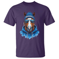 Indianapolis Fan T Shirt Blue Horse Sports Lover Game Day - Wonder Print Shop