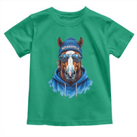 Indianapolis Fan Toddler T Shirt Blue Horse Sports Lover Game Day - Wonder Print Shop