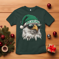 Christmas Philadelphia Fan T Shirt Funny Santa Eagles Sport Philly Fan - Wonder Print Shop