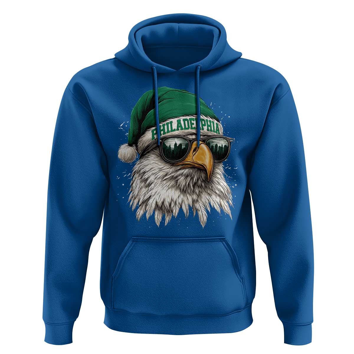 Christmas Philadelphia Fan Hoodie Funny Santa Eagles Sport Philly Fan - Wonder Print Shop
