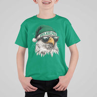 Christmas Philadelphia Fan T Shirt For Kid Funny Santa Eagles Sport Philly Fan - Wonder Print Shop
