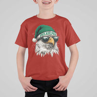 Christmas Philadelphia Fan T Shirt For Kid Funny Santa Eagles Sport Philly Fan - Wonder Print Shop