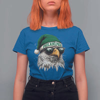 Christmas Philadelphia Fan T Shirt For Women Funny Santa Eagles Sport Philly Fan - Wonder Print Shop