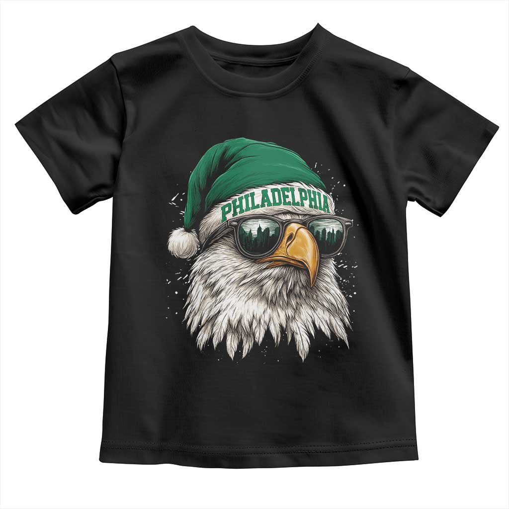 Christmas Philadelphia Fan Toddler T Shirt Funny Santa Eagles Sport Philly Fan - Wonder Print Shop