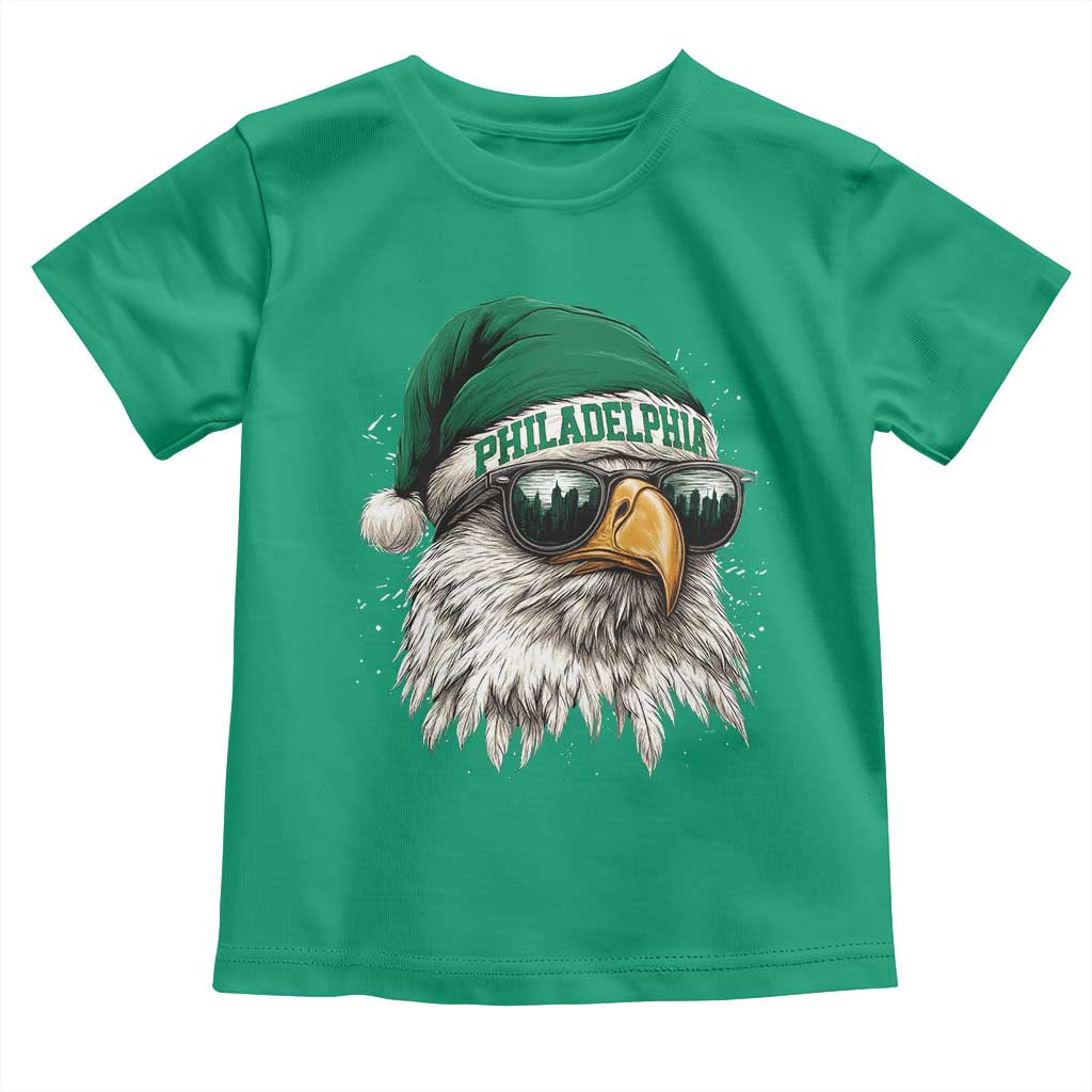 Christmas Philadelphia Fan Toddler T Shirt Funny Santa Eagles Sport Philly Fan - Wonder Print Shop