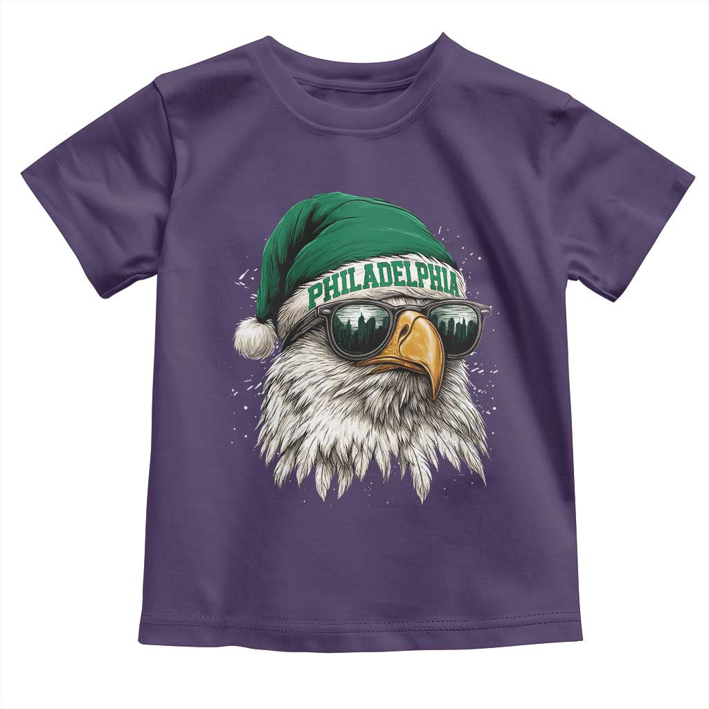 Christmas Philadelphia Fan Toddler T Shirt Funny Santa Eagles Sport Philly Fan - Wonder Print Shop
