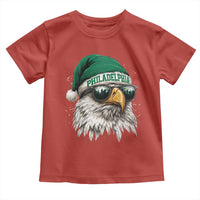 Christmas Philadelphia Fan Toddler T Shirt Funny Santa Eagles Sport Philly Fan - Wonder Print Shop