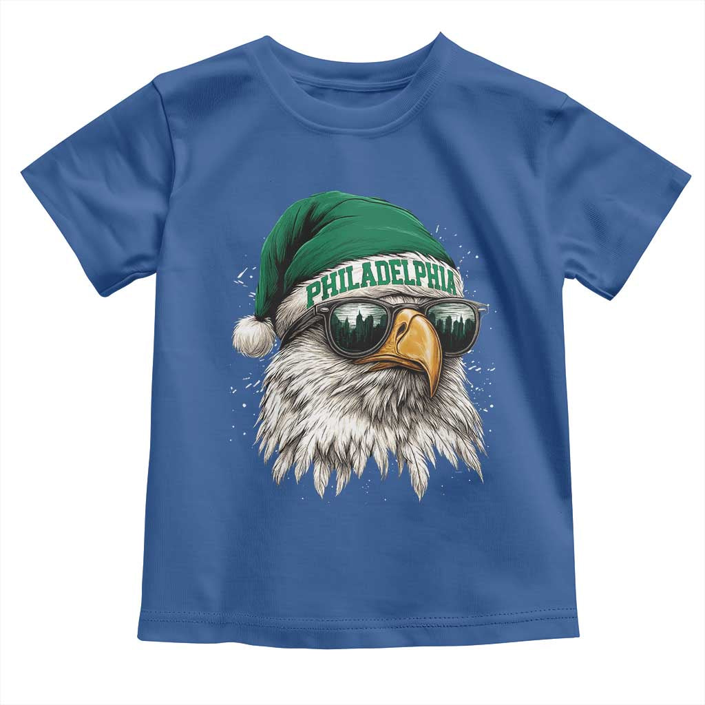 Christmas Philadelphia Fan Toddler T Shirt Funny Santa Eagles Sport Philly Fan - Wonder Print Shop