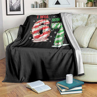 Funny 67 Meme 7 Year Old Birthday Christmas Throw Blanket I Was 6 Now I Am 7 Brainrot - Wonder Print Shop