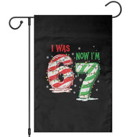 Funny 67 Meme 7 Year Old Birthday Christmas Garden Flag I Was 6 Now I Am 7 Brainrot - Wonder Print Shop
