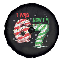 Funny 67 Meme 7 Year Old Birthday Christmas Spare Tire Cover I Was 6 Now I Am 7 Brainrot - Wonder Print Shop