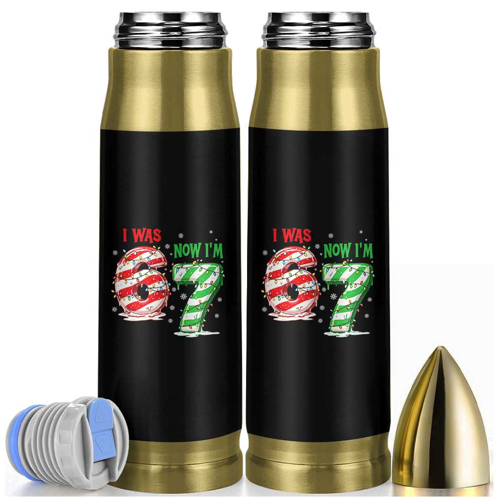 Funny 67 Meme 7 Year Old Birthday Christmas Bullet Tumbler I Was 6 Now I Am 7 Brainrot - Wonder Print Shop