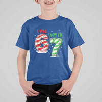 Funny 67 Meme 7 Year Old Birthday Christmas T Shirt For Kid I Was 6 Now I Am 7 Brainrot - Wonder Print Shop