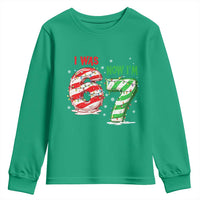 Funny 67 Meme 7 Year Old Birthday Christmas Youth Sweatshirt I Was 6 Now I Am 7 Brainrot - Wonder Print Shop