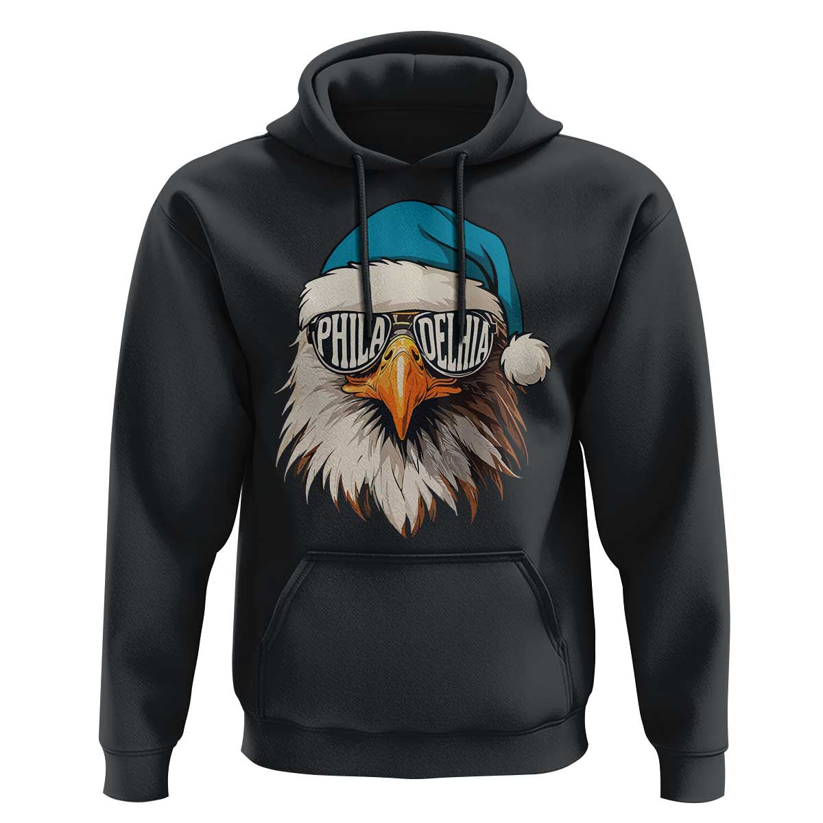 Christmas Philadelphia Fan Hoodie Santa Eagles Sport Philly Fan Game Day - Wonder Print Shop