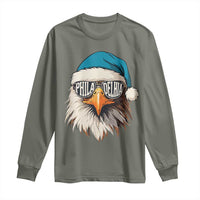 Christmas Philadelphia Fan Long Sleeve Shirt Santa Eagles Sport Philly Fan Game Day - Wonder Print Shop