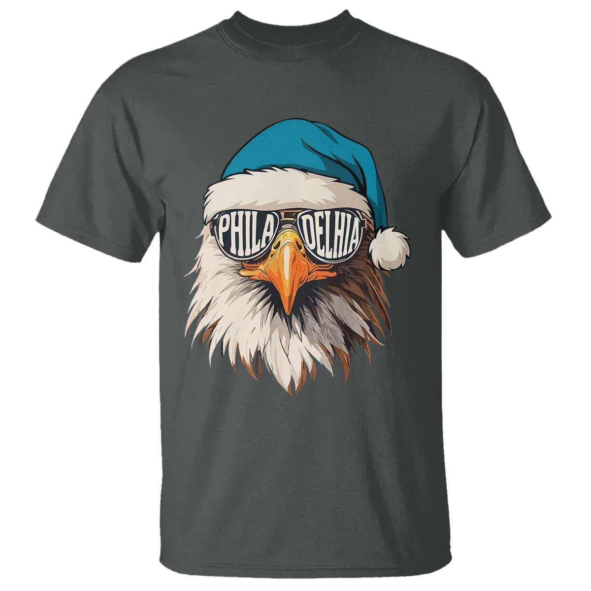 Christmas Philadelphia Fan T Shirt Santa Eagles Sport Philly Fan Game Day - Wonder Print Shop