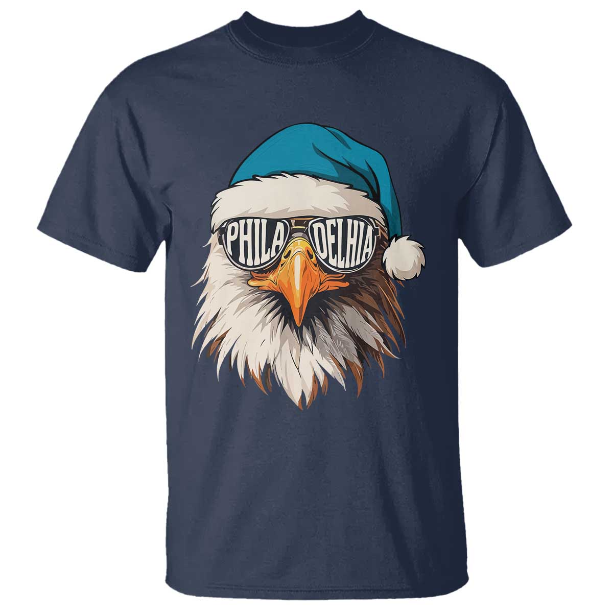 Christmas Philadelphia Fan T Shirt Santa Eagles Sport Philly Fan Game Day - Wonder Print Shop
