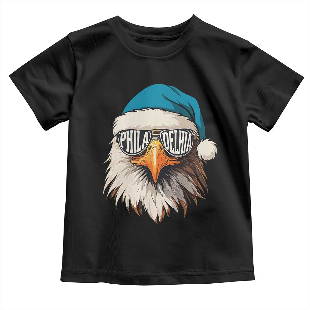 Christmas Philadelphia Fan Toddler T Shirt Santa Eagles Sport Philly Fan Game Day - Wonder Print Shop