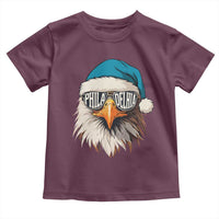 Christmas Philadelphia Fan Toddler T Shirt Santa Eagles Sport Philly Fan Game Day - Wonder Print Shop