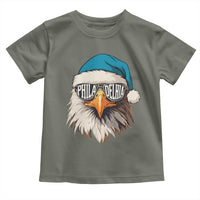 Christmas Philadelphia Fan Toddler T Shirt Santa Eagles Sport Philly Fan Game Day - Wonder Print Shop