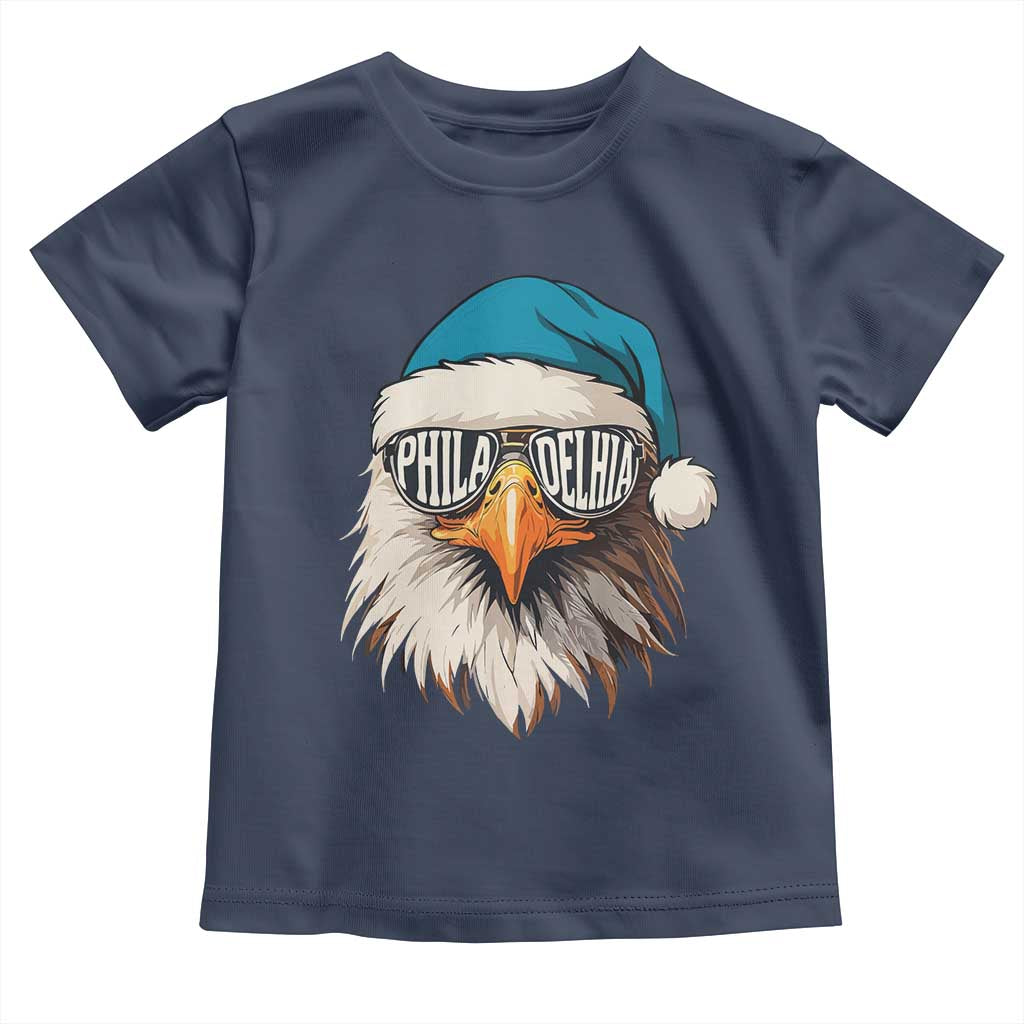 Christmas Philadelphia Fan Toddler T Shirt Santa Eagles Sport Philly Fan Game Day - Wonder Print Shop