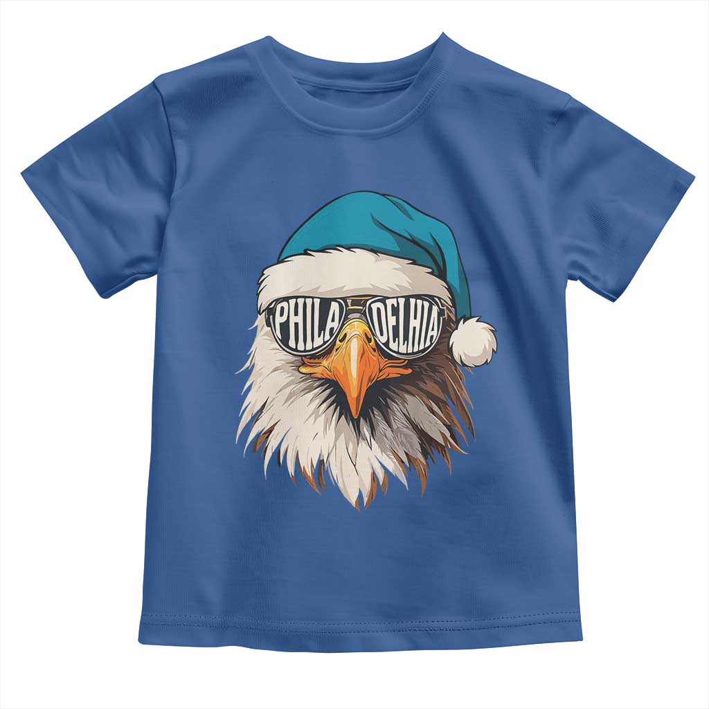 Christmas Philadelphia Fan Toddler T Shirt Santa Eagles Sport Philly Fan Game Day - Wonder Print Shop