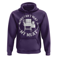 Funny You Can't Beat My Meat Hoodie Vintage Grilling BBQ Chef