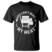 Funny You Can't Beat My Meat T Shirt Vintage Grilling BBQ Chef - Wonder Print Shop