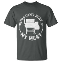 Funny You Can't Beat My Meat T Shirt Vintage Grilling BBQ Chef - Wonder Print Shop