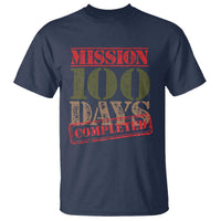 Funny 100th Day Of School Warrior T Shirt Mission 100 Days Completed Sealed