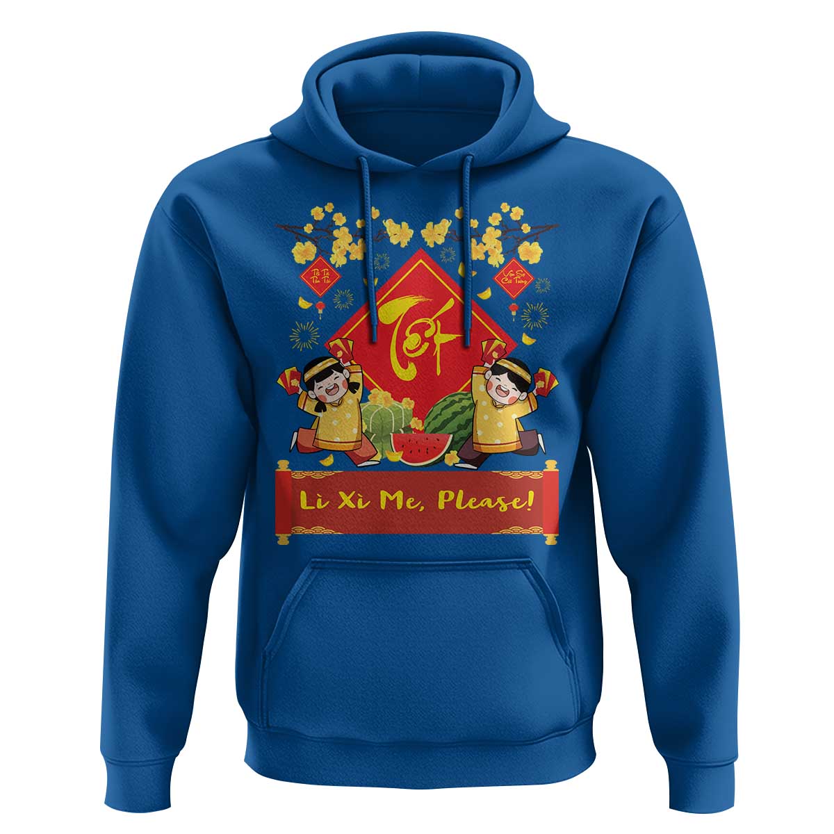 Funny Tet Vietnamese New Year 2025 Hoodie Li Xi Me Please Viet Holiday