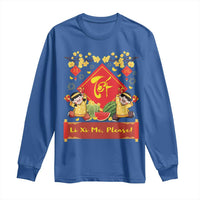 Funny Tet Vietnamese New Year 2025 Long Sleeve Shirt Li Xi Me Please Viet Holiday