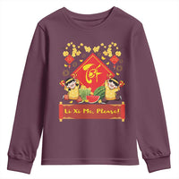Funny Tet Vietnamese New Year 2025 Youth Sweatshirt Li Xi Me Please Viet Holiday