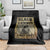 Black Cowboy Nat Love Throw Blanket Black History Month - Wonder Print Shop
