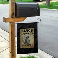 Black Cowboy Nat Love Garden Flag Black History Month - Wonder Print Shop