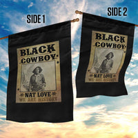 Black Cowboy Nat Love Garden Flag Black History Month - Wonder Print Shop