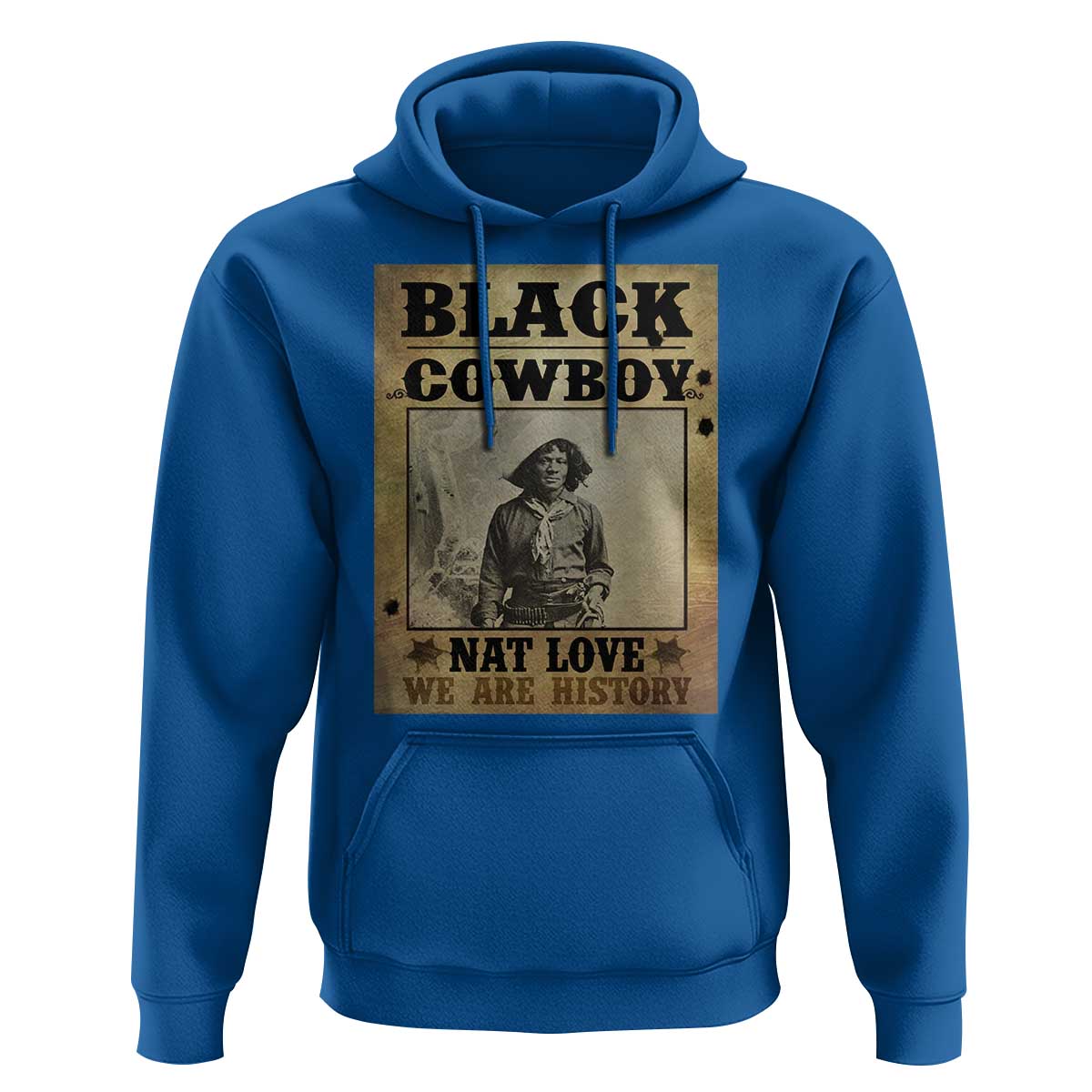 Black Cowboy Nat Love Hoodie Black History Month