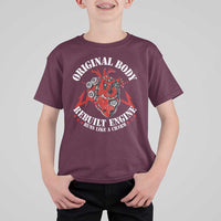 Funny Open Heart Surgery Recovery Survivor T Shirt For Kid Original Body Rebuilt Engine Runs Like A Charm