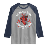 Funny Open Heart Surgery Recovery Survivor Raglan Shirt Original Body Rebuilt Engine Runs Like A Charm