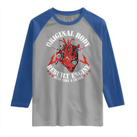 Funny Open Heart Surgery Recovery Survivor Raglan Shirt Original Body Rebuilt Engine Runs Like A Charm