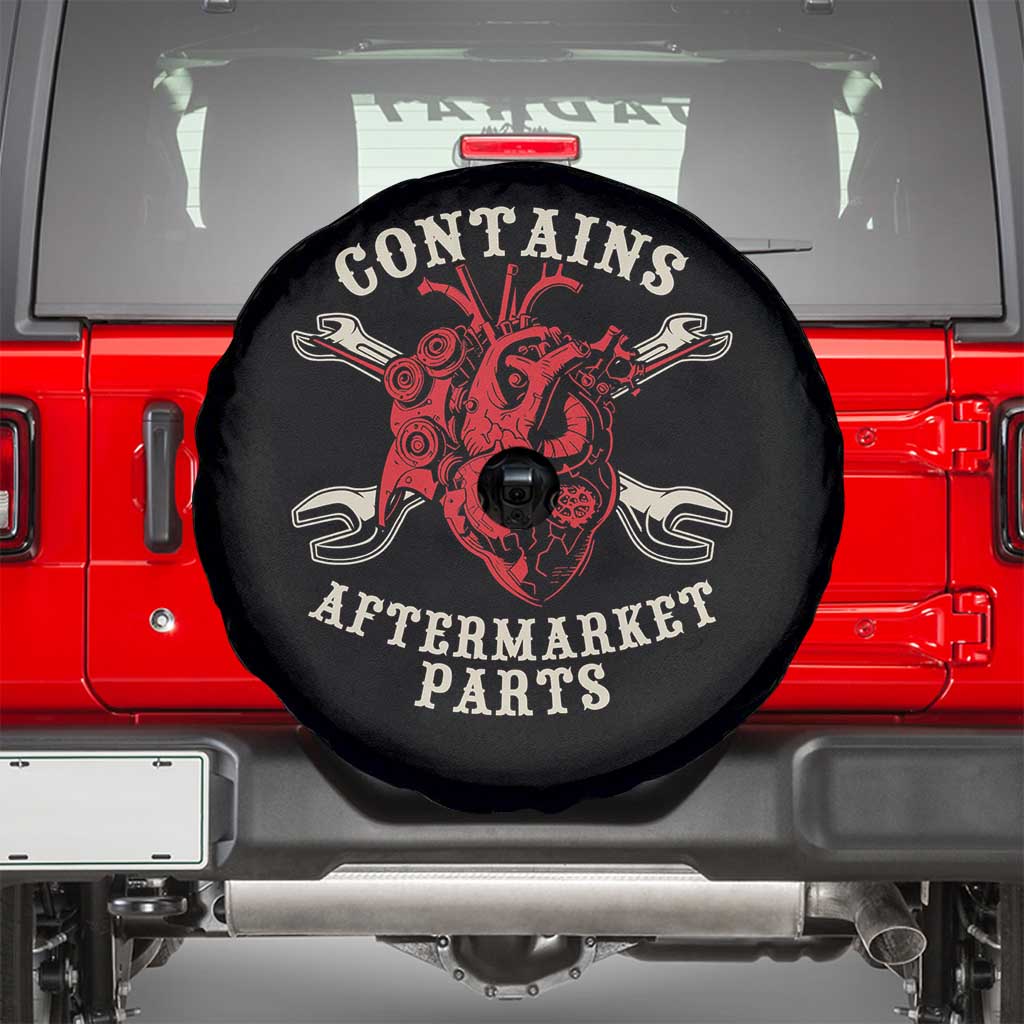 Funny Heart Surgery Spare Tire Cover Contains Aftermarket Parts