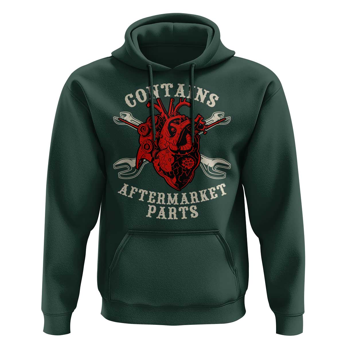 Funny Heart Surgery Hoodie Contains Aftermarket Parts