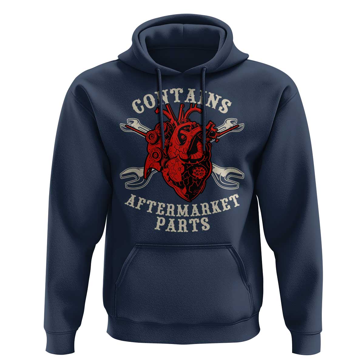 Funny Heart Surgery Hoodie Contains Aftermarket Parts