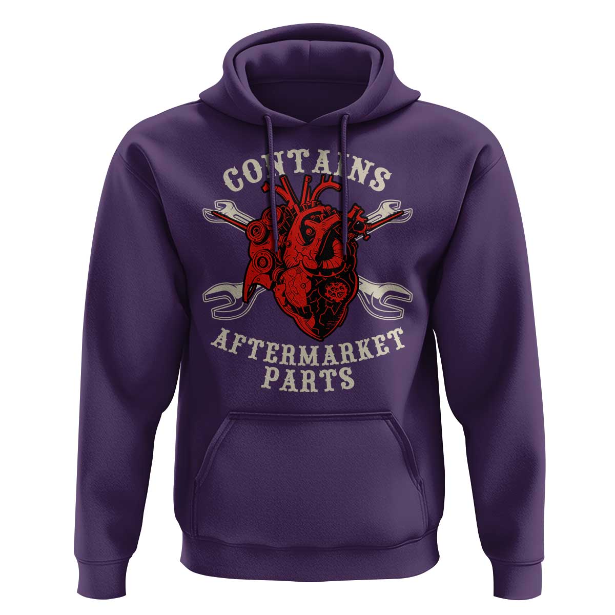 Funny Heart Surgery Hoodie Contains Aftermarket Parts