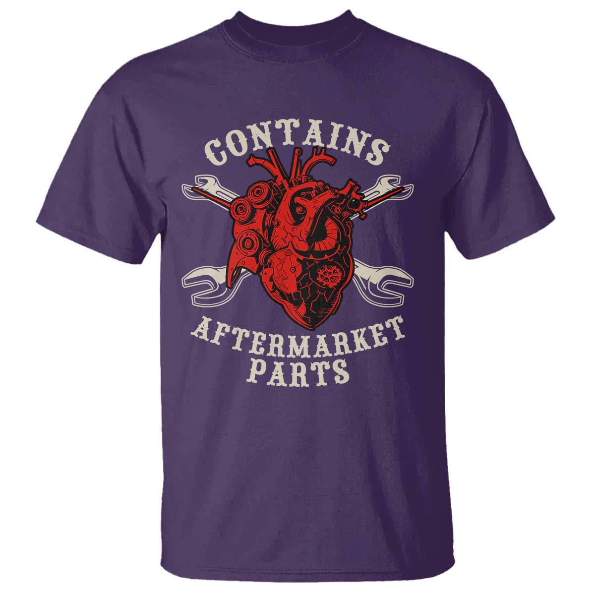 Funny Heart Surgery T Shirt Contains Aftermarket Parts